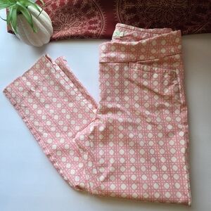 Spartina 449 Pink Cane Maren Pull On Pants Size Small